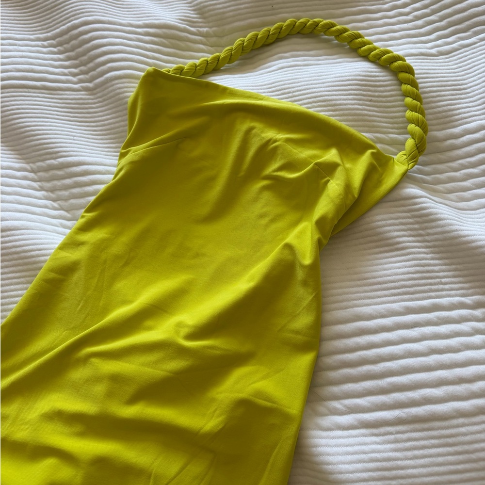 Melani The Label Maia Dress in Chartreuse - Picture 8 of 15